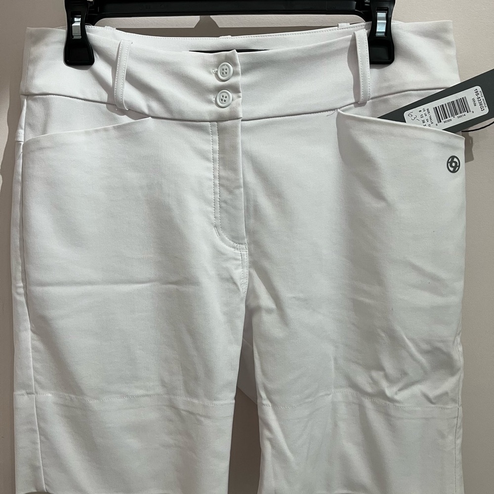 Lija White Bermuda Shorts Tailored Fit